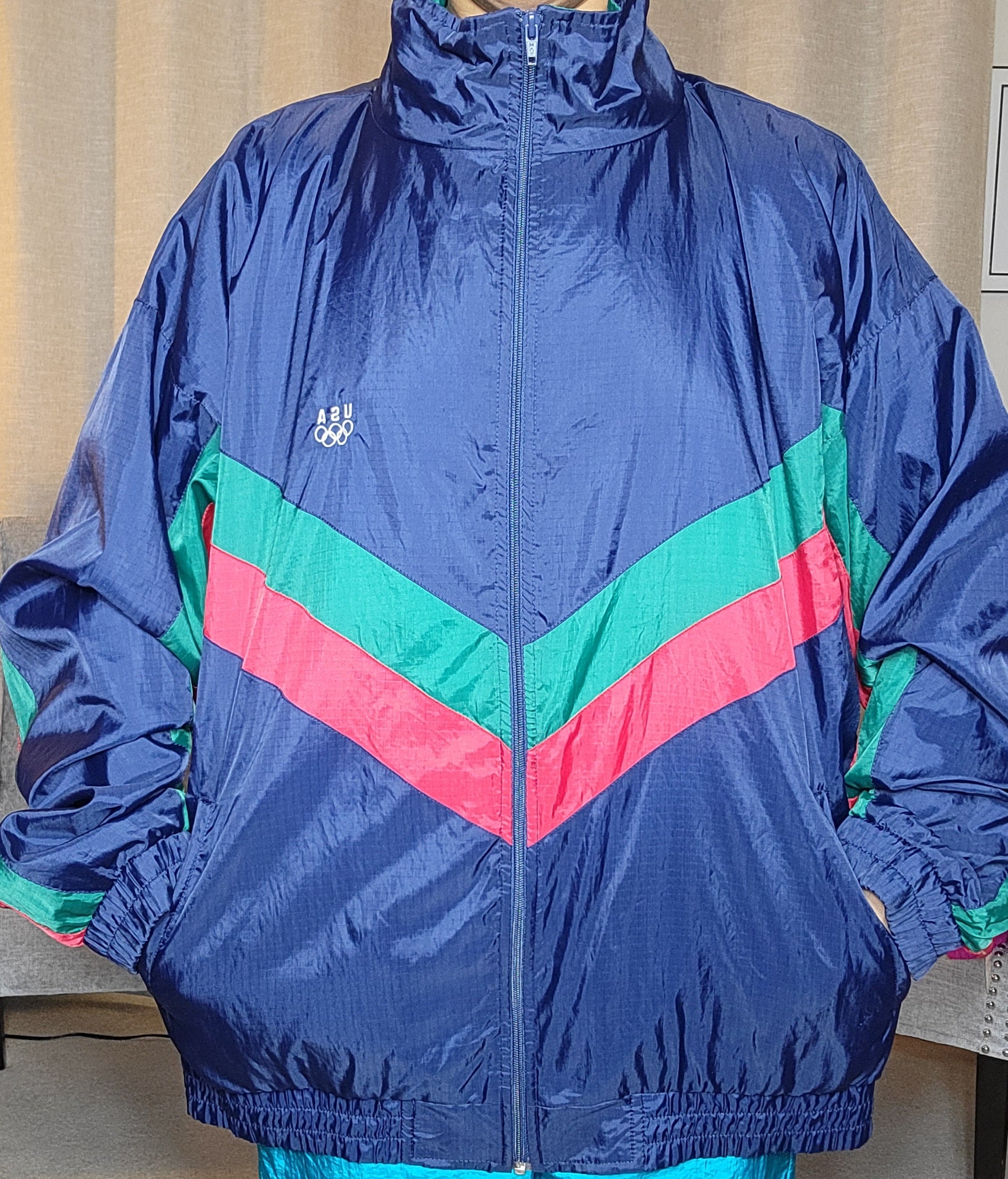 Vintage JC Penney USA Olympic Windbreaker